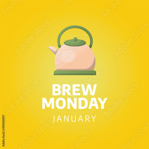 vector graphic of Brew Monday ideal for Brew Monday celebration.