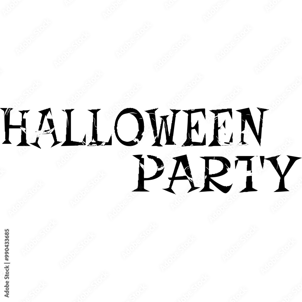 Halloween Party Calligraphy Halloween Party Calligraphy