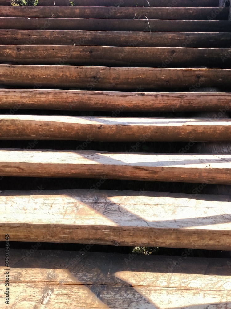 Wooden stairs staircase ladder vertical color photo image Wooden stairs staircase ladder vertical color photo image