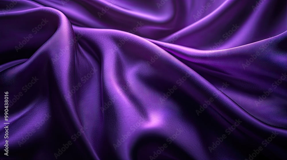 Fototapeta premium Deep purple background with soft lighting and smooth gradients, perfect for creating elegant, mysterious designs or product photography.