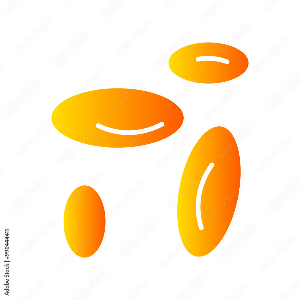 red blood cells gradient icon