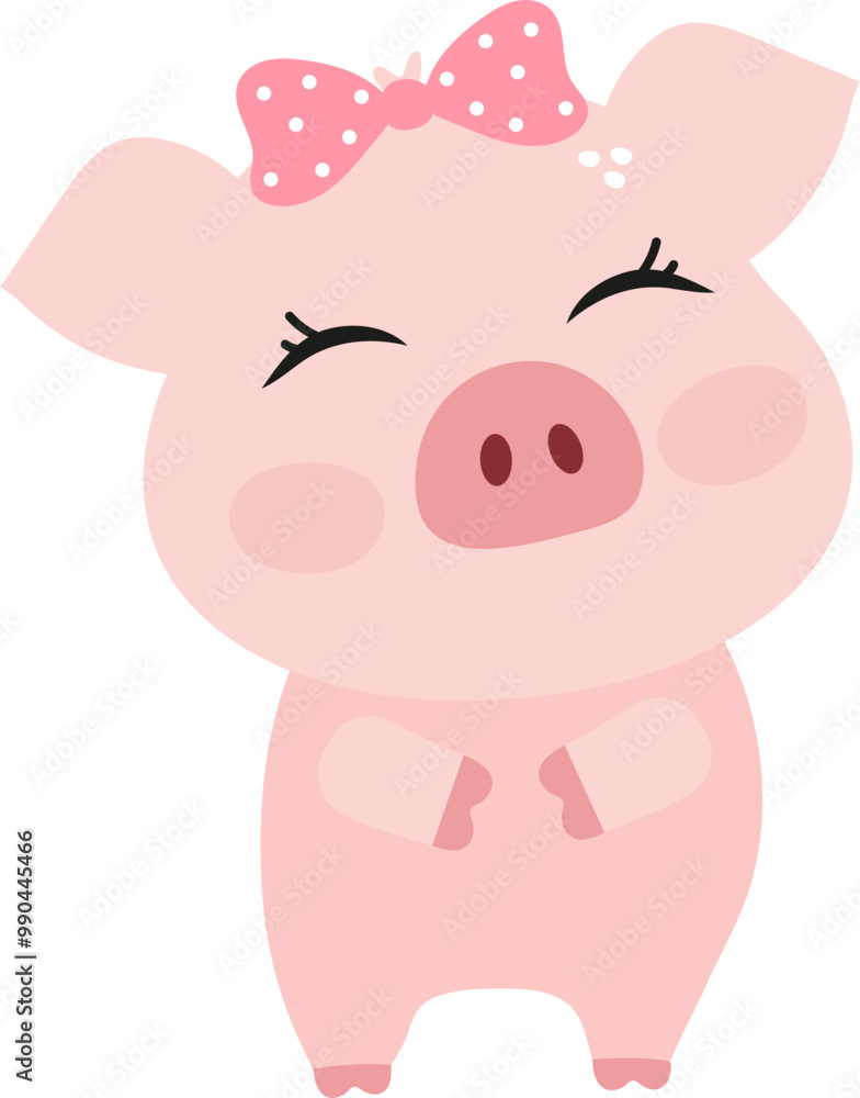Cute Pink Pig Cute Pink Pig