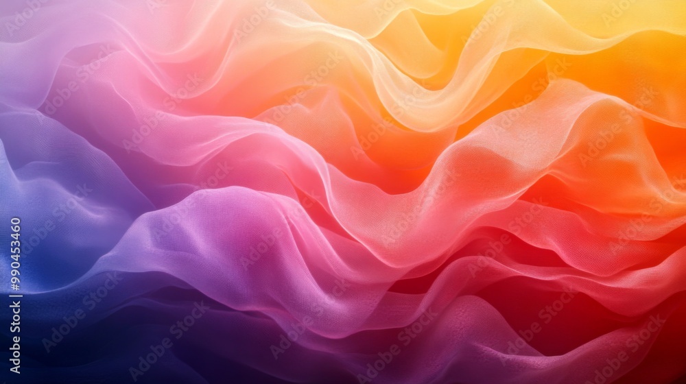 Obraz premium Abstract Rainbow Fabric Background