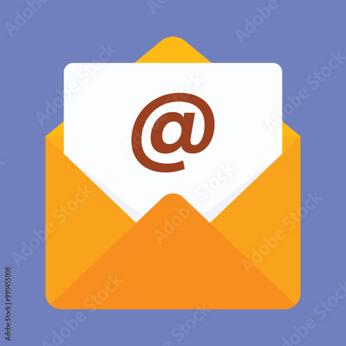 Mail icon vector. Mail envelop icon. msg email icon illustration. open letter