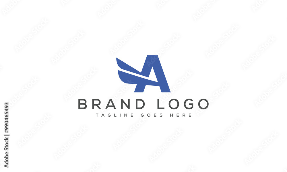 letter A logo design vector template design for brand. letter A logo design vector template design for brand.