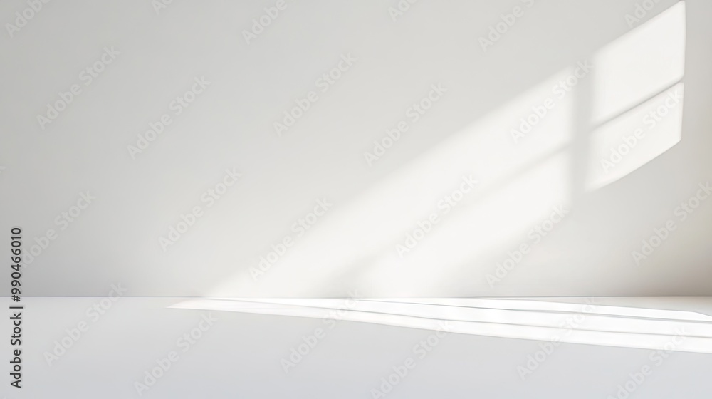 Obraz premium Seamless white background with soft lighting, ideal for product photography or clean, minimalist design layouts. Neutral and versatile.