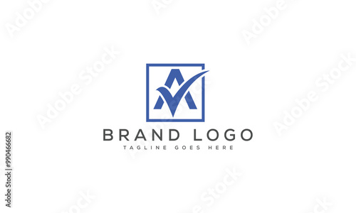 letter A logo design vector template design for brand.