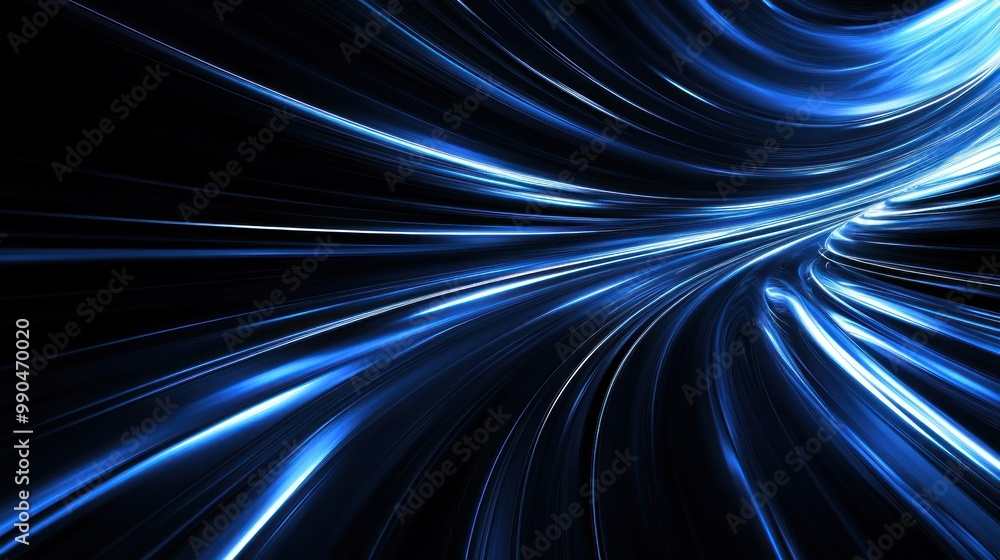 Abstract blue lines background. Abstract blue lines background.