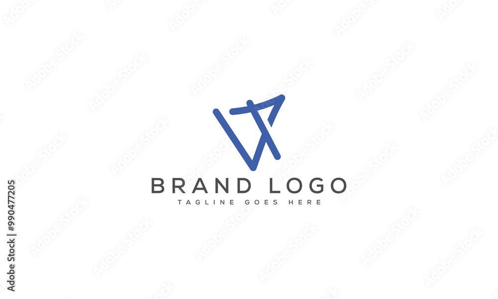 letter VT logo design vector template design for brand. letter VT logo design vector template design for brand.