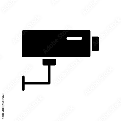Monitoring camera icon glyph