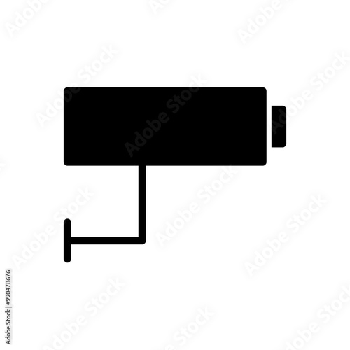 Black CCTV camera
