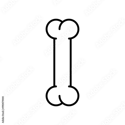 Line bone icon
