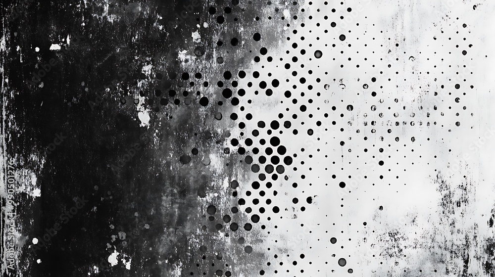 Obraz premium Abstract Ink Splatters