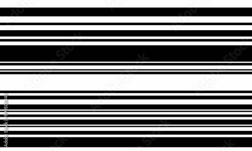 Geometric stripes seamless vector pattern with horizontal lines in varied colours, creating an abstract background. Ideal for textile design, wallpaper, or graphic prints.