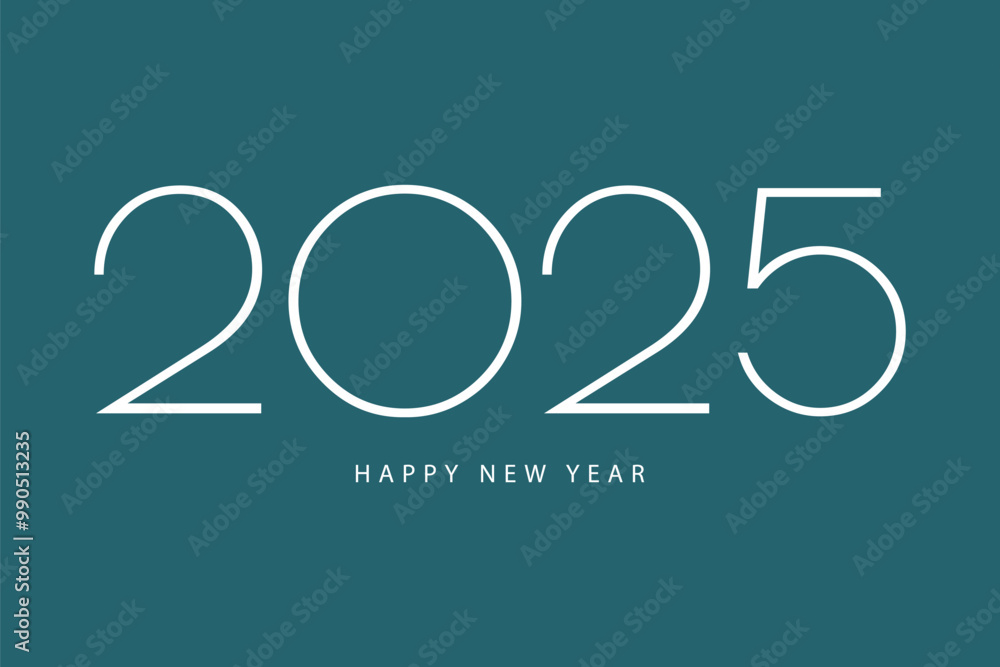 Happy New Year 2025 typography template calendar cover. Vector design for poster, banner, greeting card and invitation. Happy New Year 2025 typography template calendar cover. Vector design for poster, banner, greeting card and invitation.