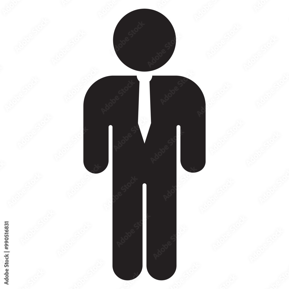 Businessman, employee, leader icon Businessman, employee, leader icon