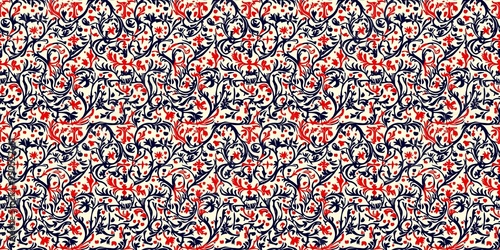 England pattern with a classic, British design. seamless background pattern