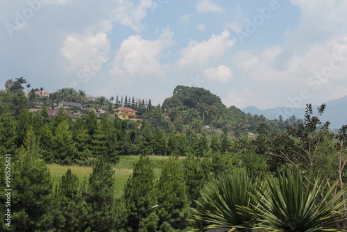 Beautiful mountain view in the morning.