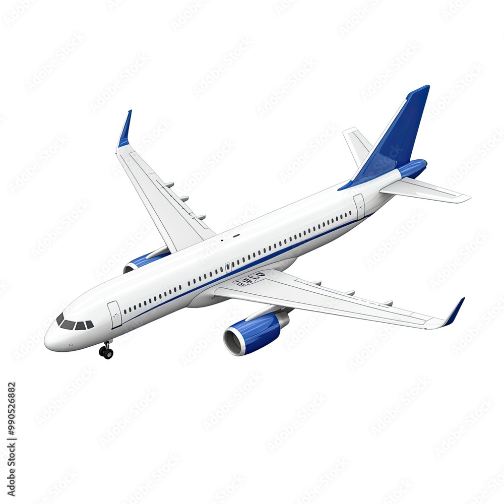 airplane flying, isolated on pure white background, airplane flying, isolated on pure white background,