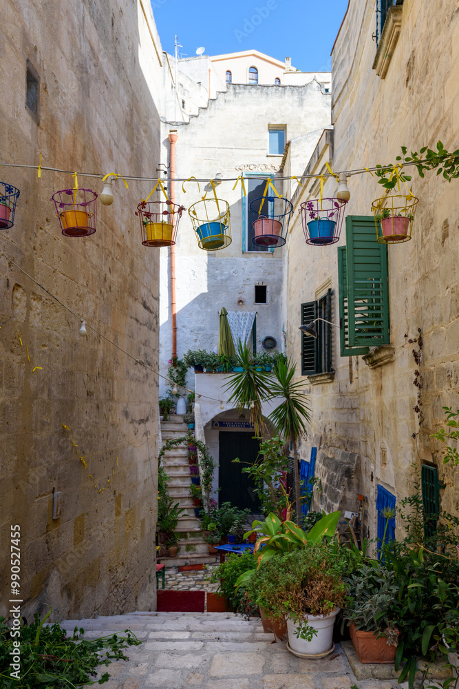 Fototapeta premium Matera in Puglia, Italy, Cityscape