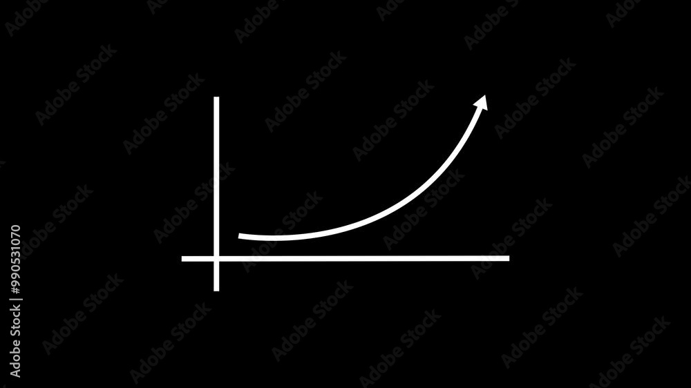 Abstract growth chart and business graph icon illustration.Creative ...