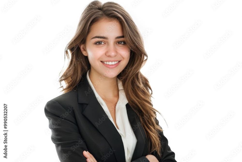 Woman Suit. Portrait of Young Businesswoman in Confidence and Beauty. Woman Suit. Portrait of Young Businesswoman in Confidence and Beauty.
