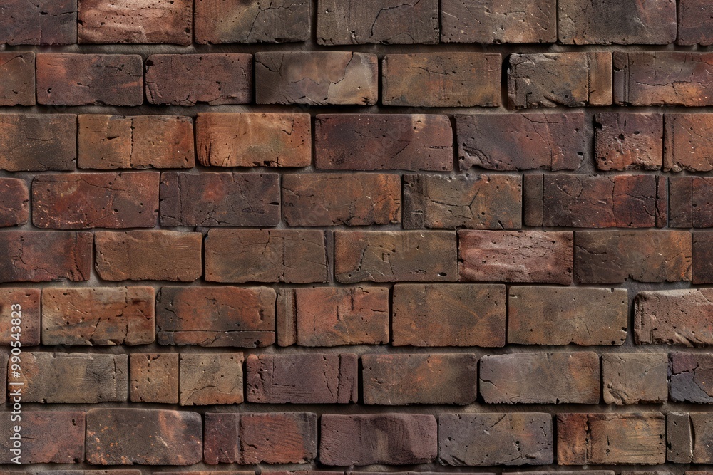 Photo of Old brown brick wall. Background texture for backdrops or mapping Photo of Old brown brick wall. Background texture for backdrops or mapping