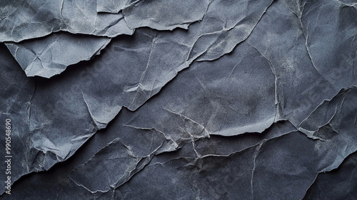 Wallpaper Mural Crumpled gray paper texture creates an abstract background for creative designs and artwork Torontodigital.ca