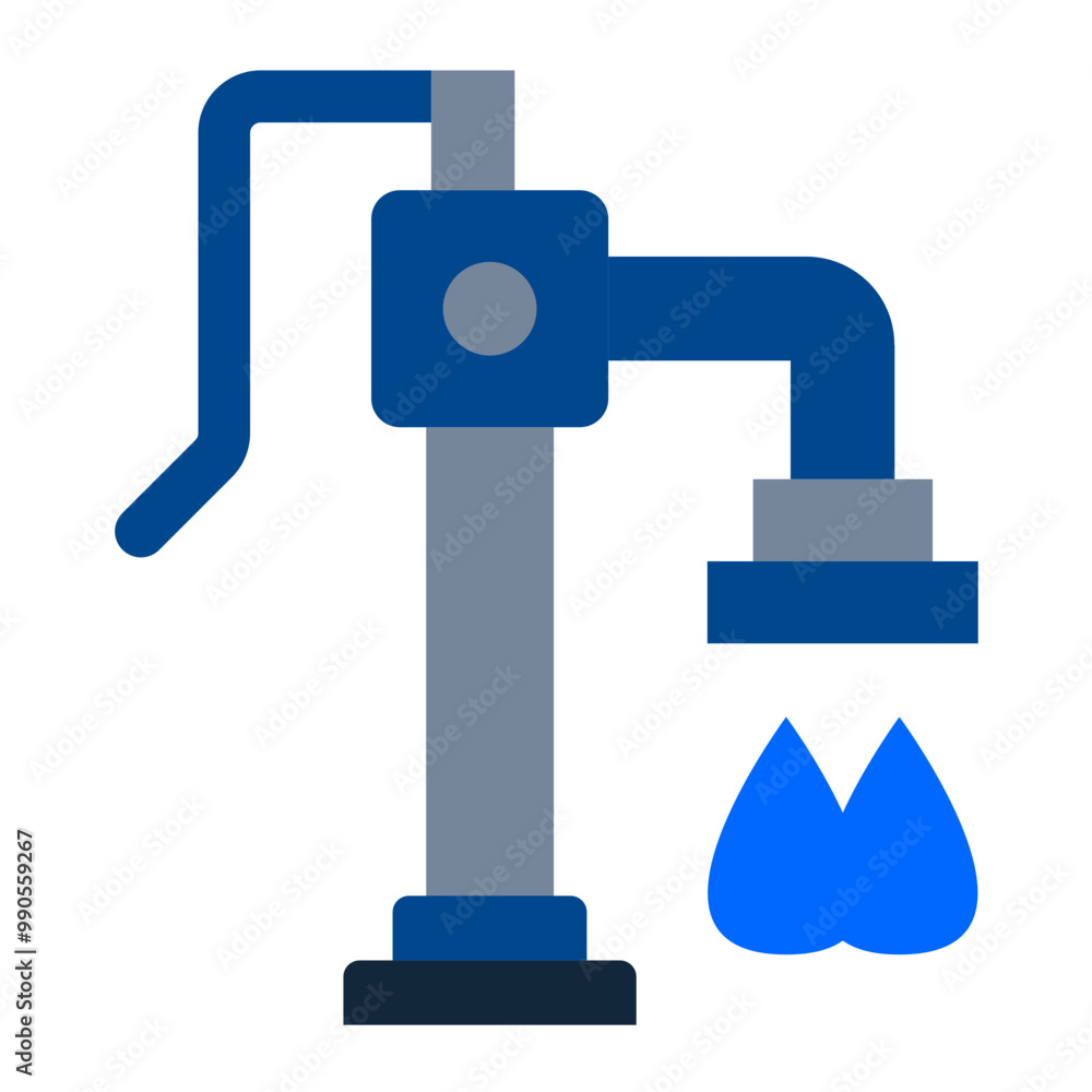 Vector Design Water Pump Icon Style Vector Design Water Pump Icon Style