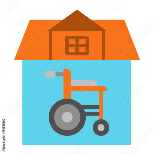Vector Design Hospice Icon Style