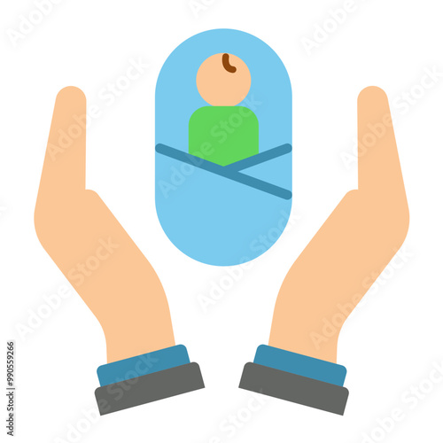 Vector Design Adoption Icon Style