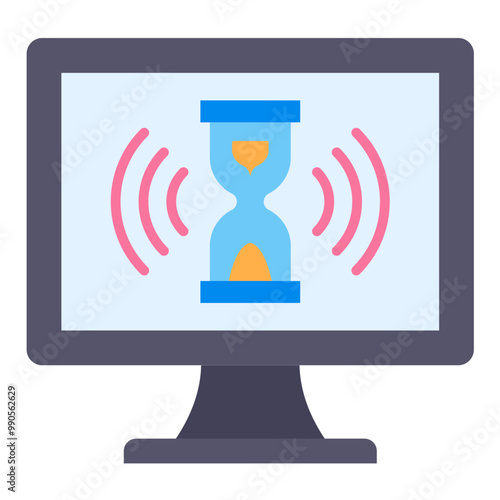 Vector Design Lag Icon Style
