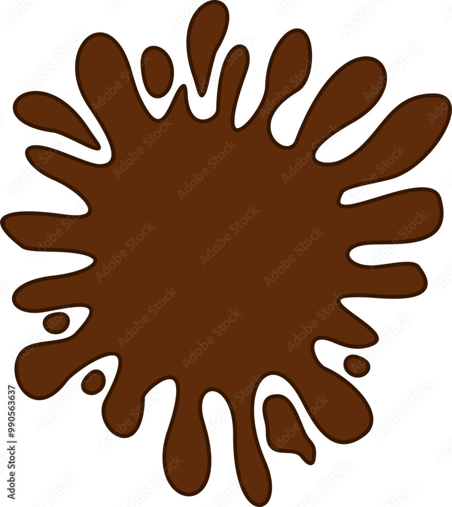 Obraz premium Chocolate Sauce Splash