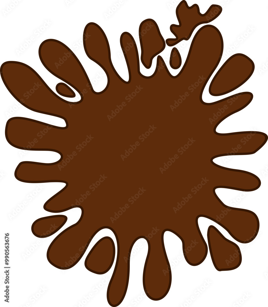 Fototapeta premium Chocolate Sauce Splash