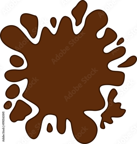 Chocolate Sauce Splash