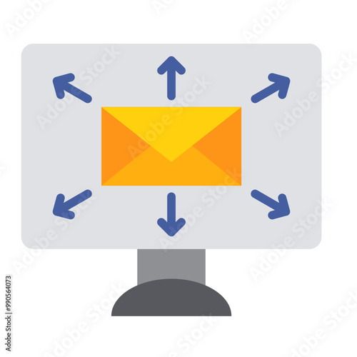 Vector Design Mass Mailing Icon Style