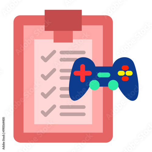 Vector Design Game Evaluation Icon Style