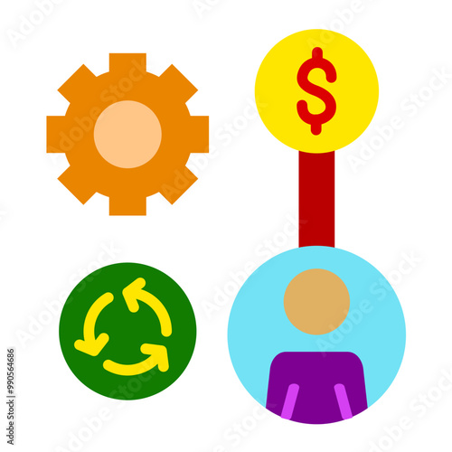 Vector Design Auction By Proxy Icon Style
