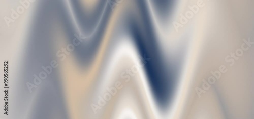 Abstract Fluid Wavy Grainy Noise Background in Creme and Blue Seamless Reverse Loop Motion Video for Creative Design Projects