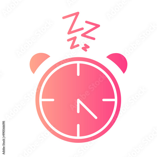 alarmclock gradient icon