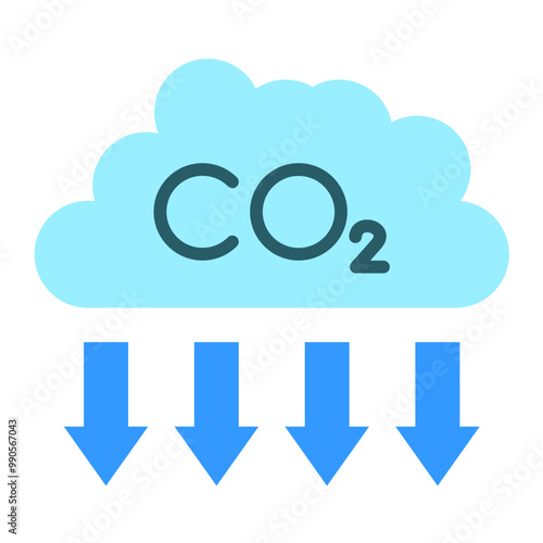 Vector Design Co2 Extraction Icon Style