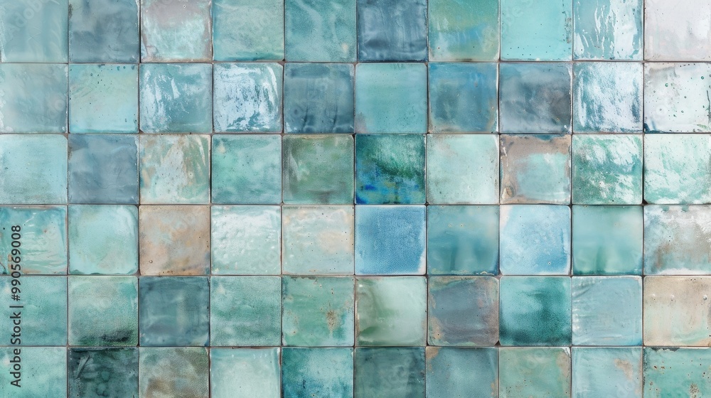 Moroccan Wallpaper Design Square Pattern Graphics Art Background. Blue Ceramic Wall Tiles. Moroccan Wallpaper Design Square Pattern Graphics Art Background. Blue Ceramic Wall Tiles.