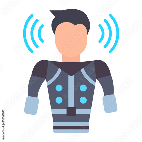 Vector Design Exoskeleton Icon Style