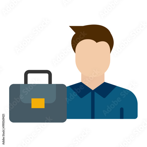 Vector Design Employee Icon Style