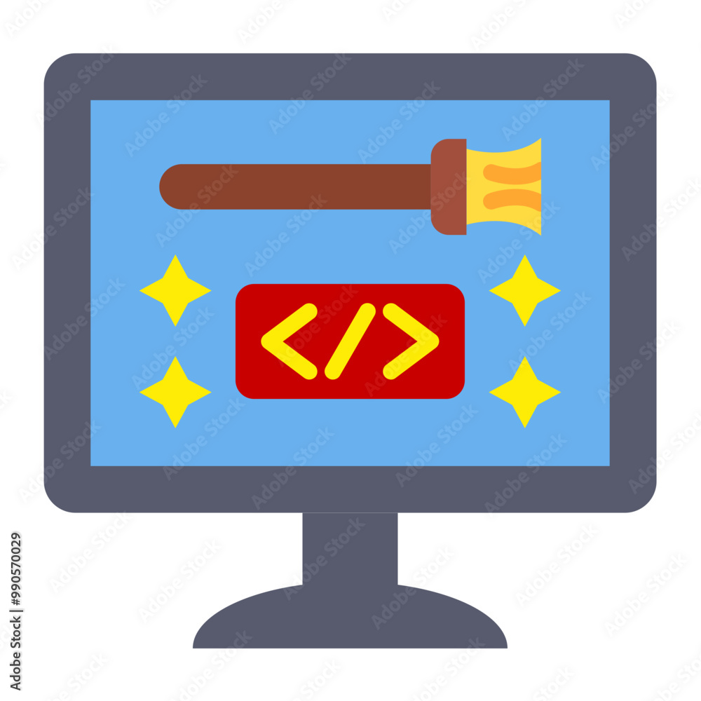 Vector Design Clean Code Icon Style Vector Design Clean Code Icon Style