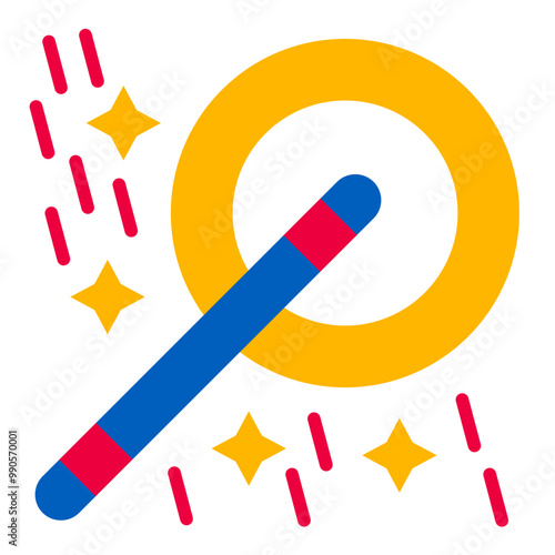 Vector Design Auto Enhance Icon Style
