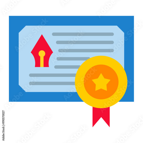 Vector Design Certificate Icon Style