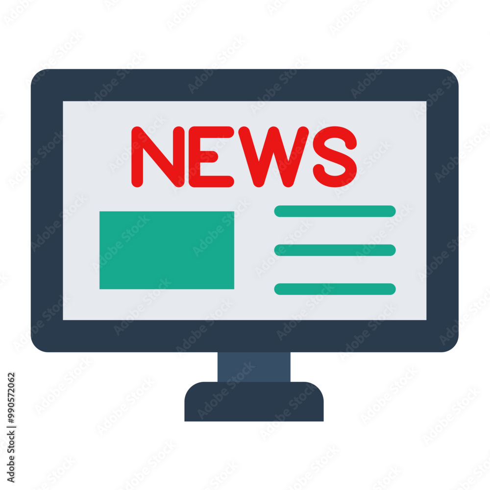 Breaking News Icon Style Breaking News Icon Style