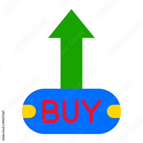 Buy Stocks Icon Style