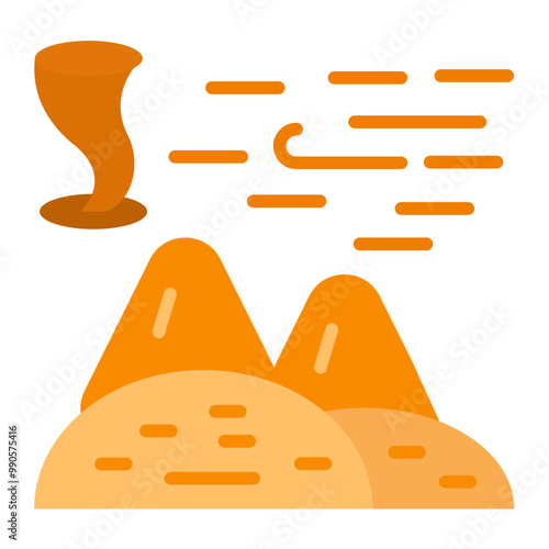 Desert Sandstorm Icon Style